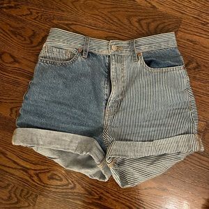 Denim shorts